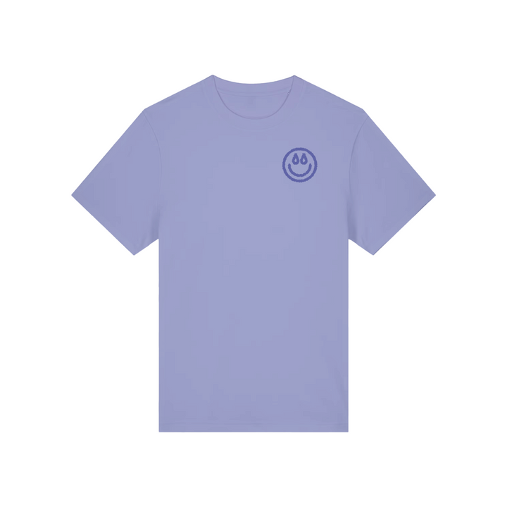 Fairtrade T-Shirt Better Together Lavendel Playground Coffee Kaffeeroesterei Hamburg St.Pauli Smiley